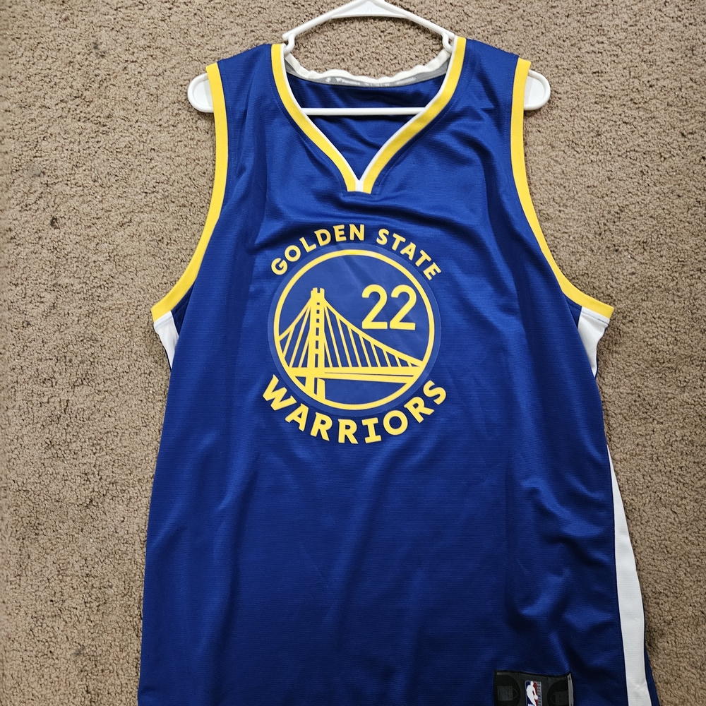 Golden State Warriors Blue and Yellow Jersey